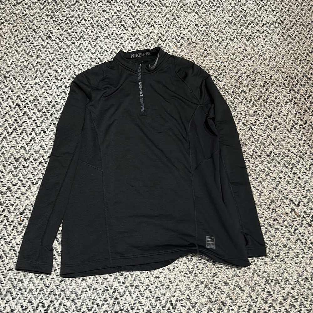 Nike Pro Hyper Warm Quarter Zip Large